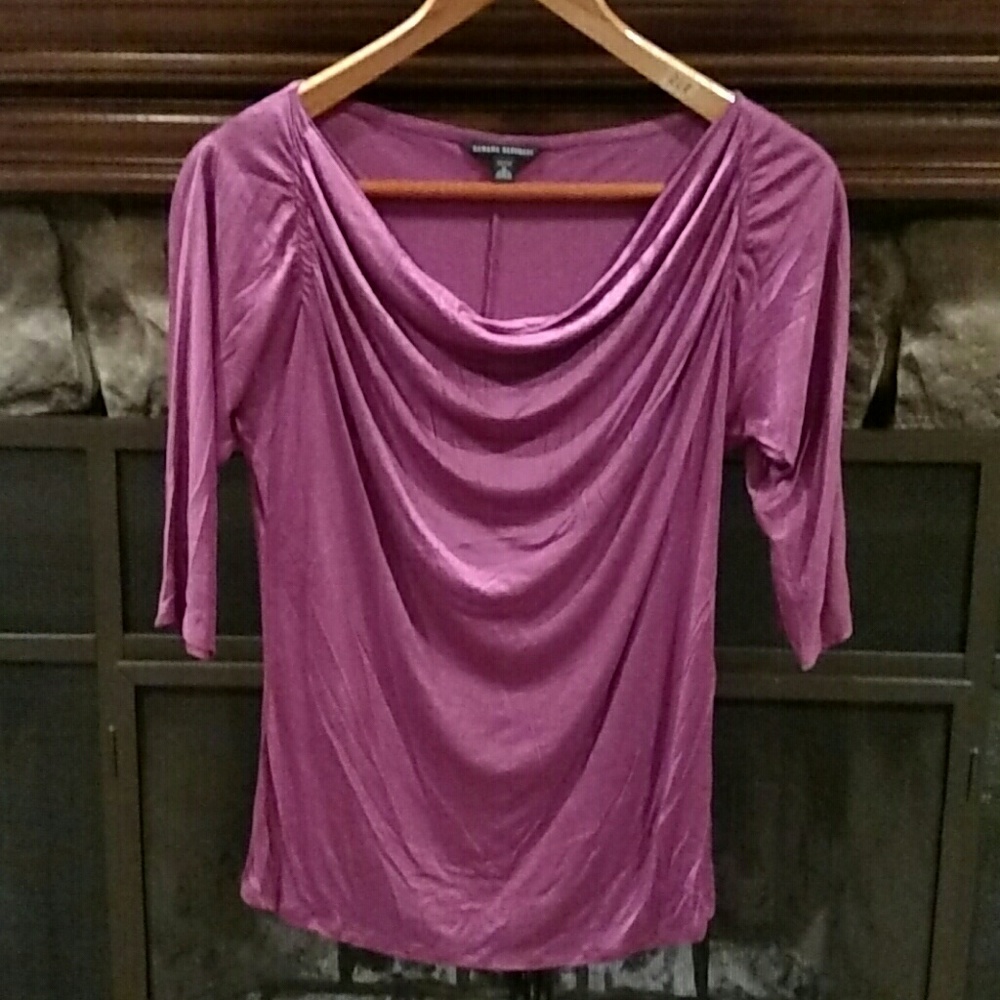 Banana Republic Drape Neck Top